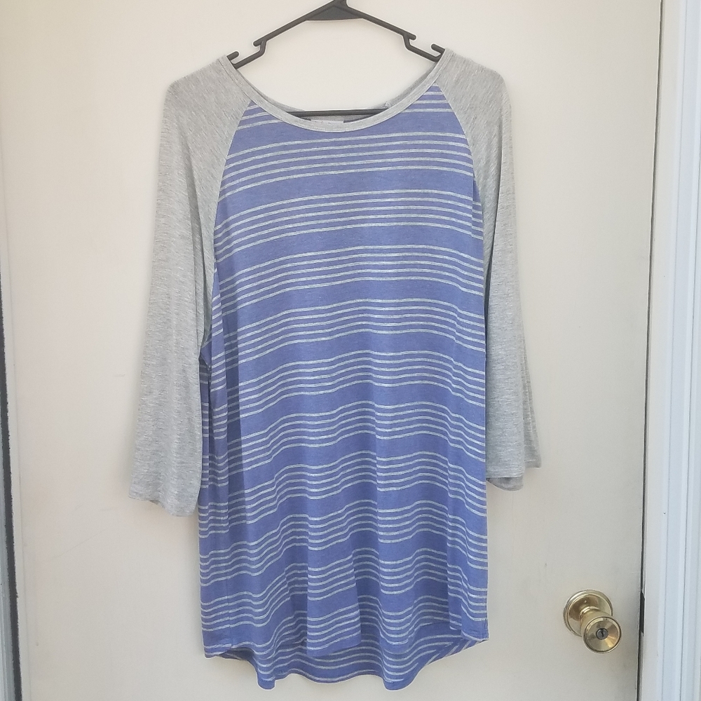 Lularoe 2XL stripe Randy top